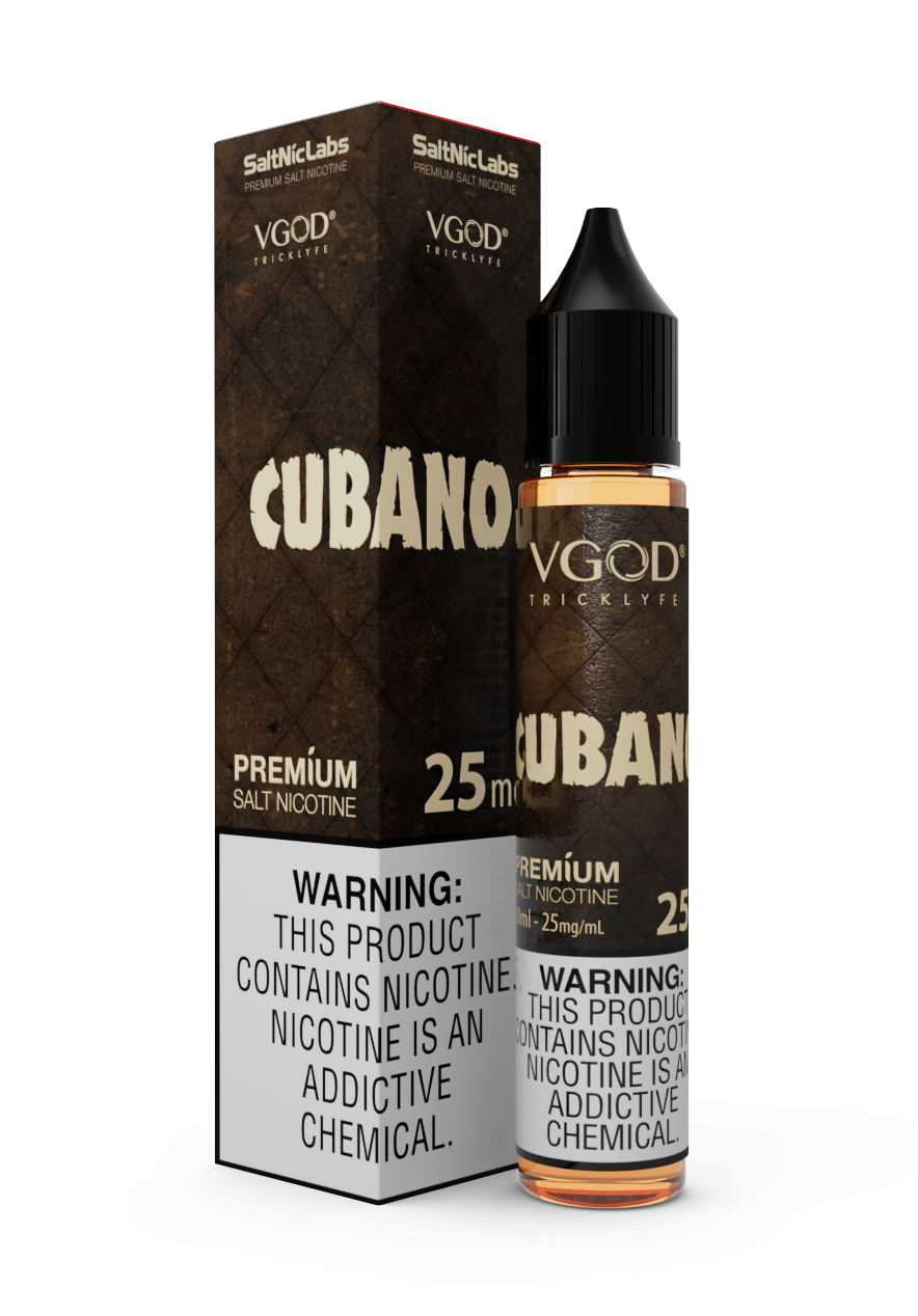 “VGOD Cubano Nic Salt Vape Juice – 30ML Premium Tobacco Flavor at Vape Billiorsonn”
