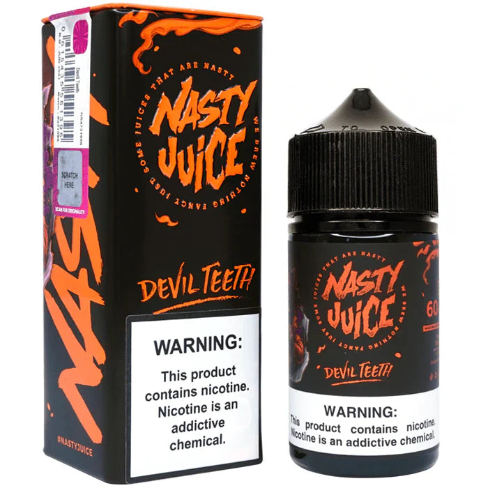 NASTY SALTS :DEVIL TEETH NIC SALT E-LIQUID 35,50MG VAPE BILLIORSONN