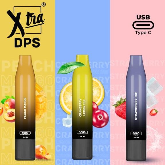 Xtra DPS Disposable pod vape - 6000 Puffs India  vape billiorsonn
