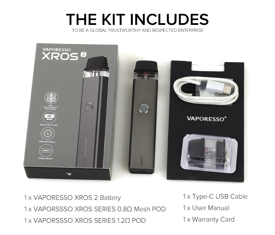 VAPORESSO XROS 2 16W POD SYSTEM INDIA