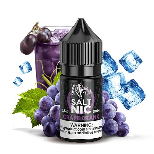 RUTHLESS NIC SALT-GRAPE DRANK-30ML-50MG vape billiorsonn RUTHLESS NIC SALT-GRAPE DRANK-30ML-50MG vape billiorsonn