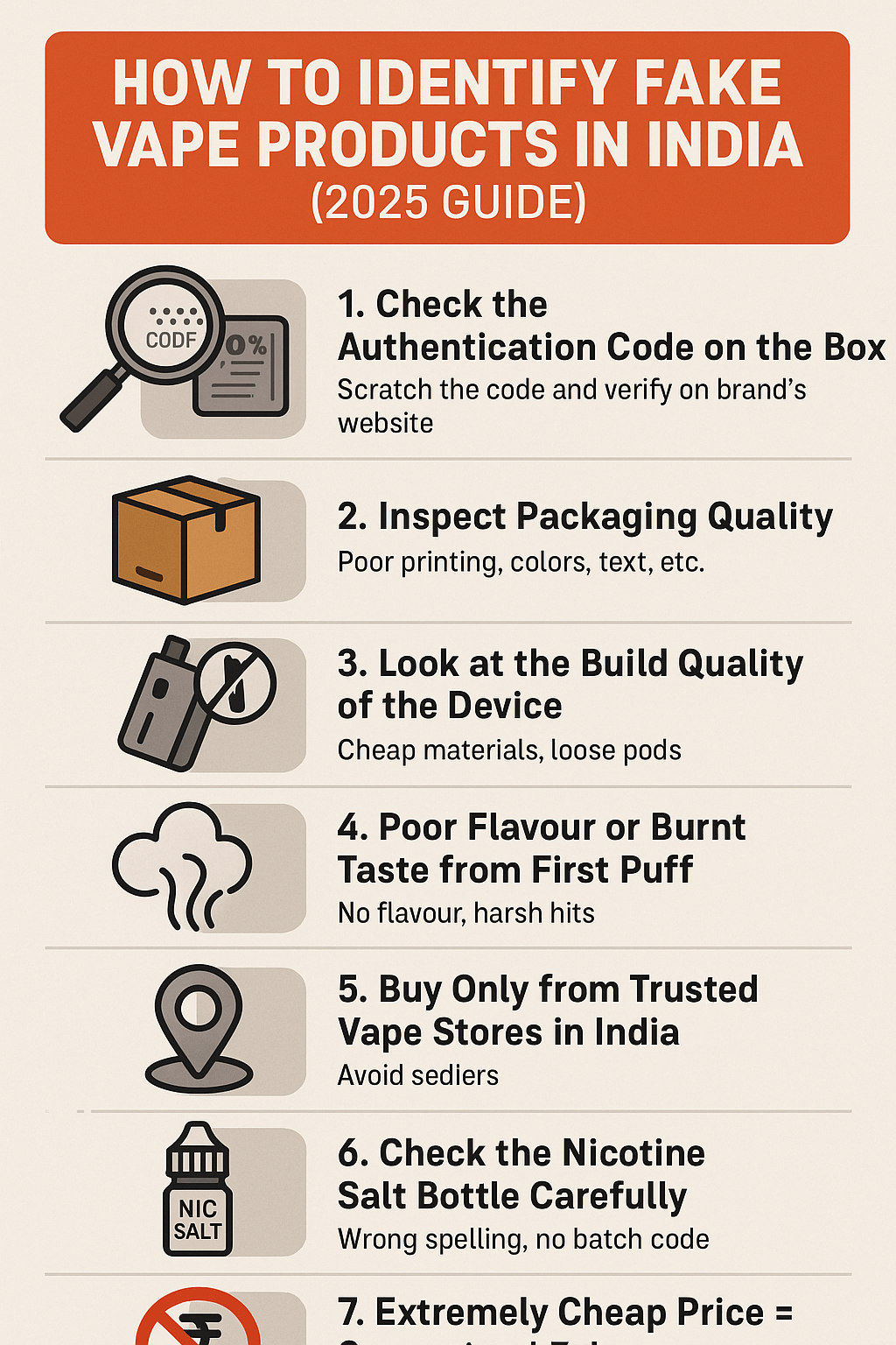 Identify Fake Vape Products India 2025 Guide - vape billiorsonn