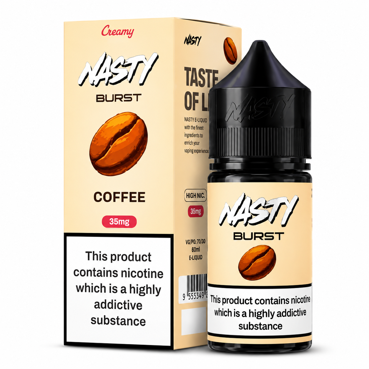 Nasty Burst Coffee Nic Salt 30ML 35mg 50mg