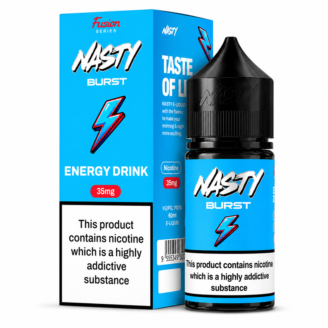 Nasty Burst Energy Drink Nic Salt 30ML 35mg 50mg