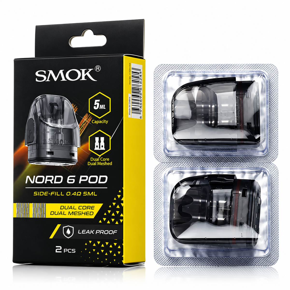 SMOK Nord 6 Replacement Pod | Empty Pod Cartridge