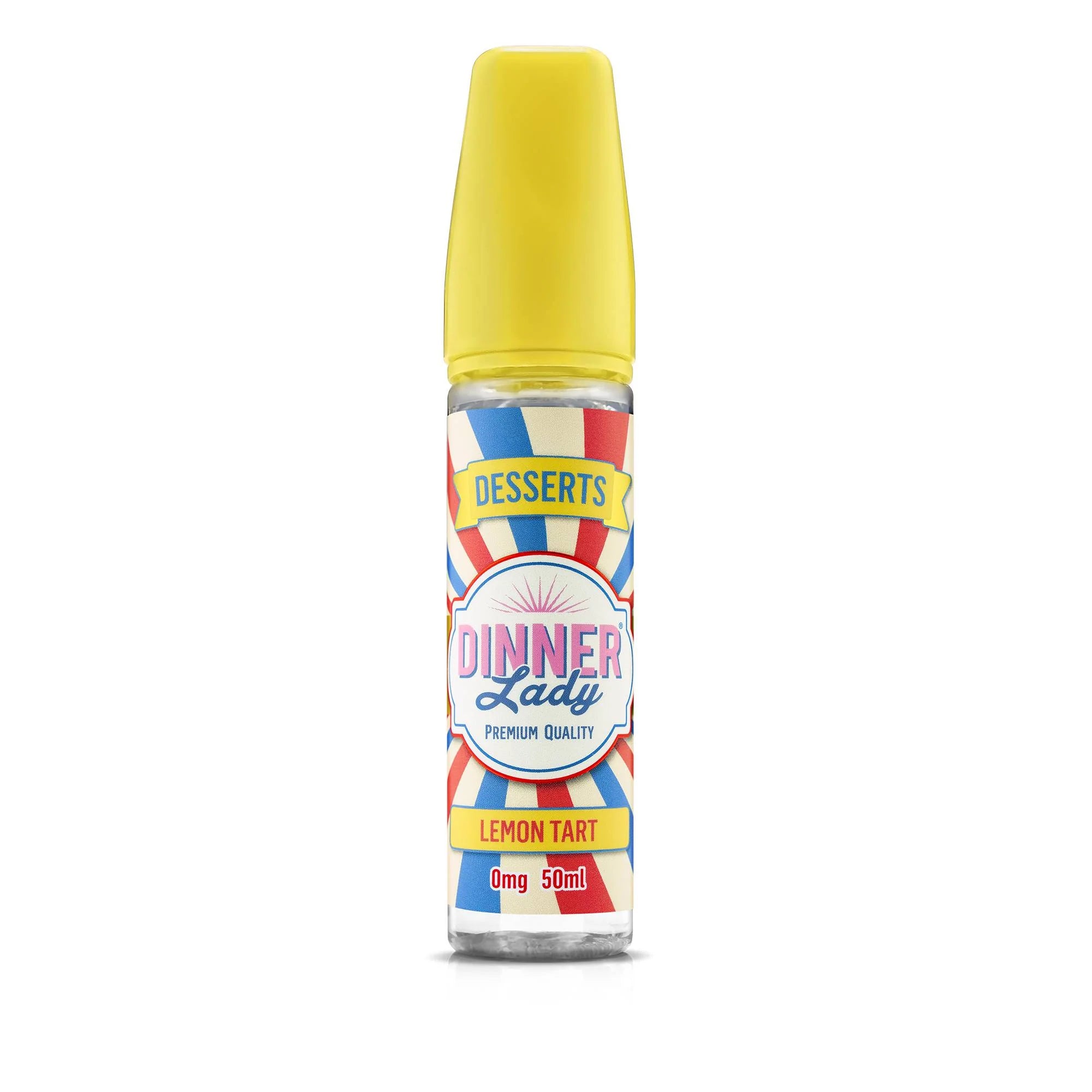 Dinner Lady Lemon Tart 60ML 3MG vape juice lemon dessert flavor bottle