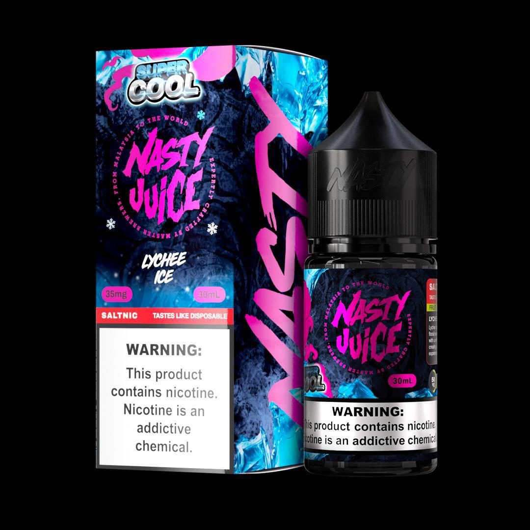 Nasty Super Cool Lychee Ice 30ml bottle and packaging India