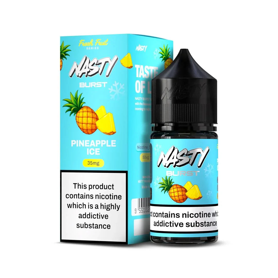 Nasty Burst Pineapple Ice Nic Salt 30ML 35mg 50mg for pod systems