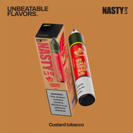 Custard Tobacco - Nasty LIQ | 30ML Vape Juice | 35MG,50MG