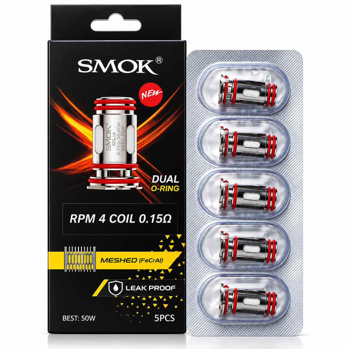 SMOK Nord 6 RPM 4 Replacement Coils Pack of 5