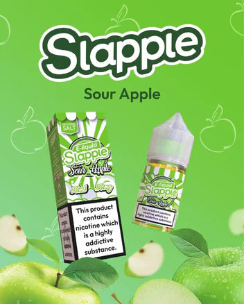 Sour apple nic salt 30ml by Vape Billiorsonn tangy apple vape liquid