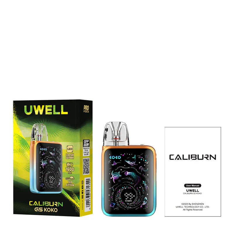 Uwell Caliburn G5 KOKO Pod Kit | 35W Refillable Vape Device