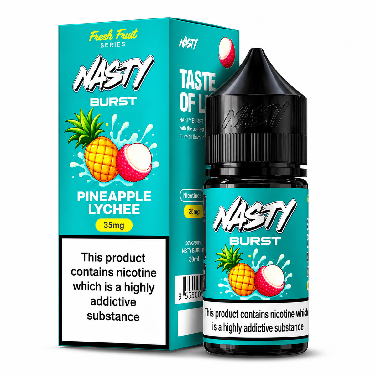 Nasty Burst Pineapple Lychee Nic Salt