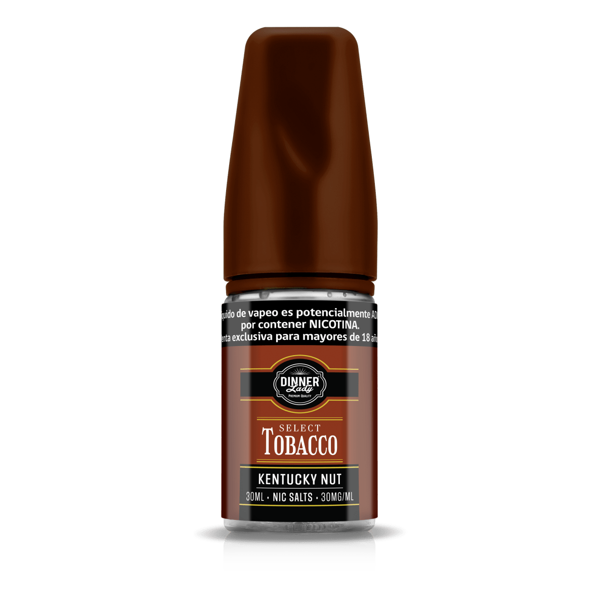 Dinner Lady Kentucky Nut Tobacco Nic Salt 30ML 50mg tobacco vape juice for pod system