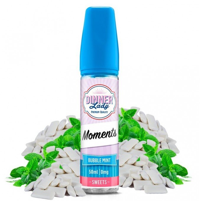 Bubble Mint - Dinner Lady Ice Moments | 60ML Vape Juice | 3MG, 6MG - vape billiorsonn