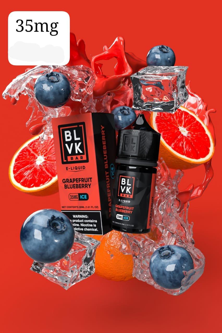 Grapefruit Blueberry Ice BLVK Tobacco 30ml Vape Juice 35MG 50MG