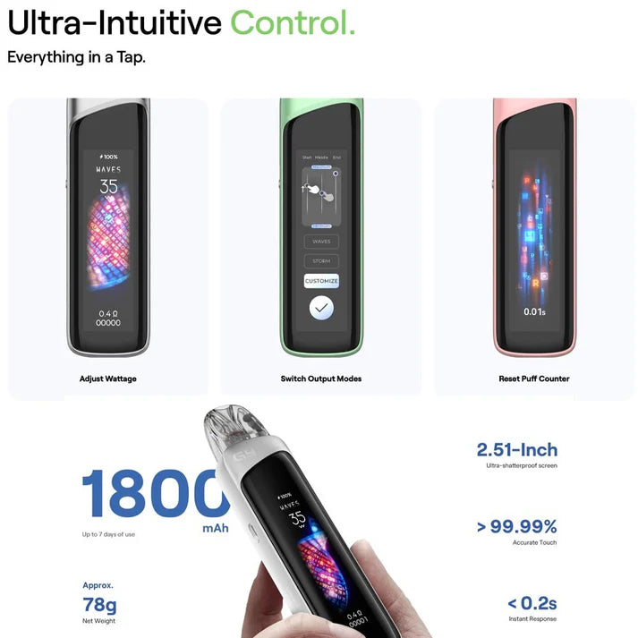 Uwell Caliburn G4 Pro 35W Pod Kit | Advanced Pod System | Vape Billiorsonn