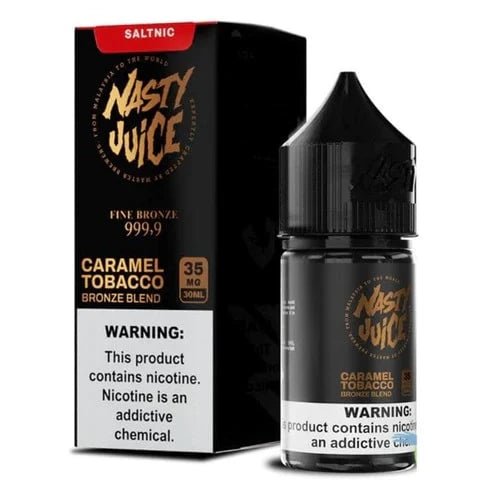 Nasty Caramel Tobacco Nic Salt 30ml (50mg) India - vape billiorsonn