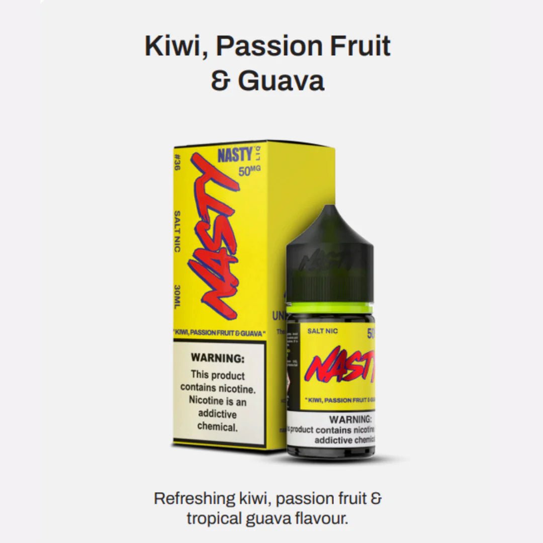 NASTY LIQ – Kiwi Passion Fruit Guava - vape billiorsonn