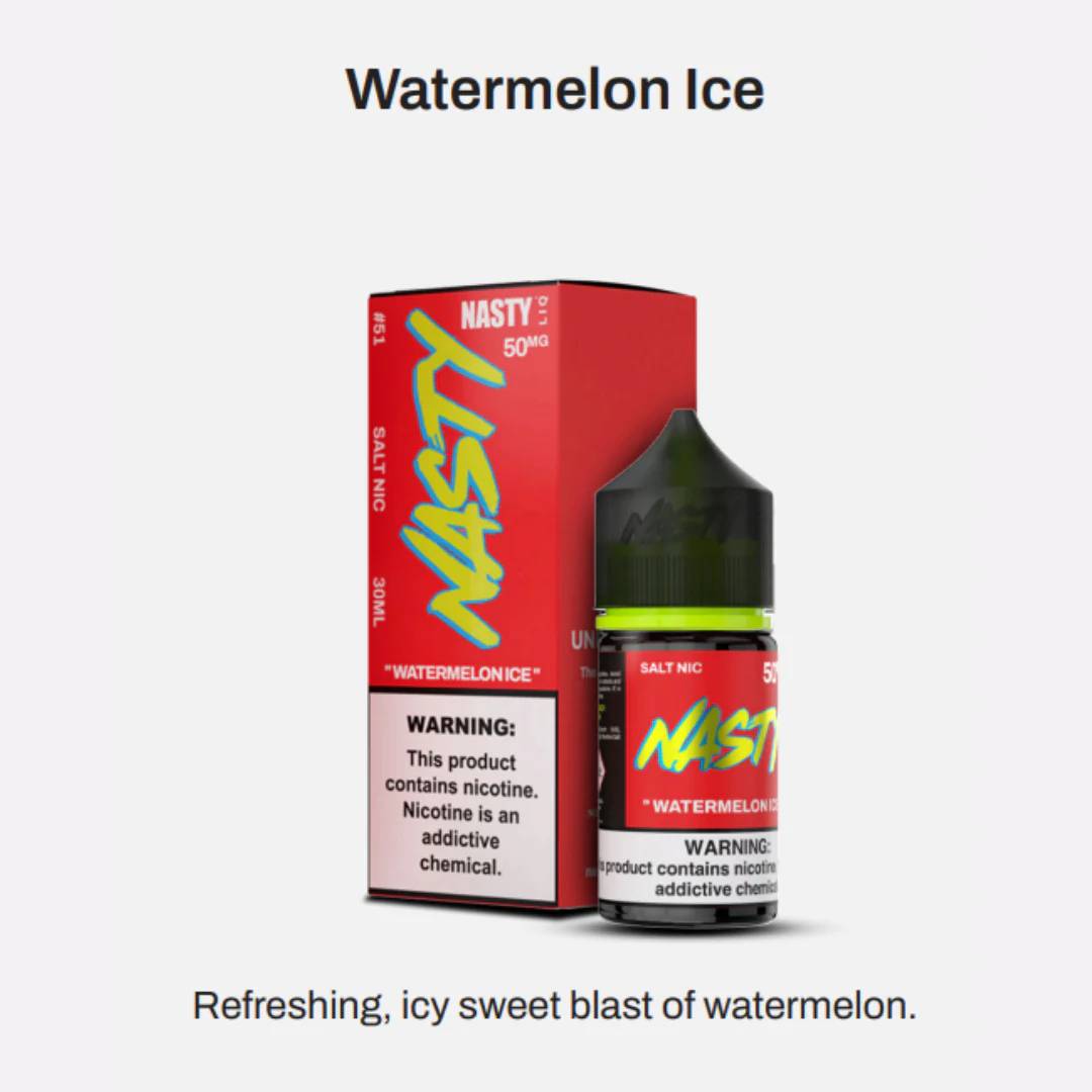 NASTY LIQ – Watermelon ice - vape billiorsonn