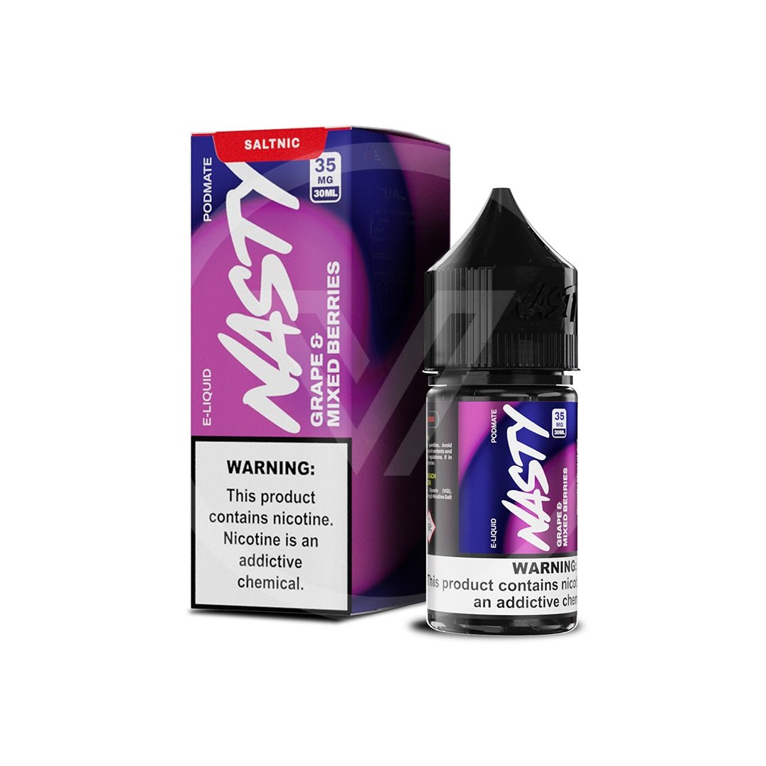 Nasty Salt Grape Mixed Berries 30ml (35mg/50mg) India - vape billiorsonn