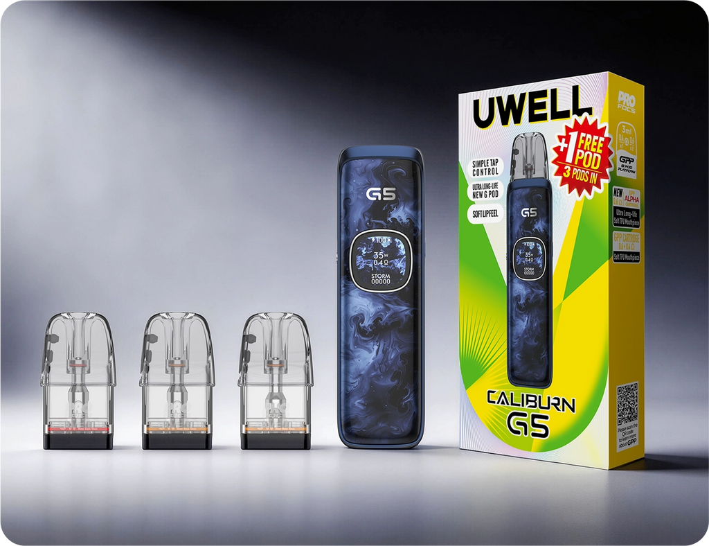 Uwell Caliburn G5 Pod Kit | 1600mAh | 35W | Free Extra Pod Included