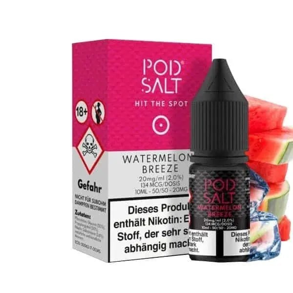 Pod Salt Watermelon Breeze 30ML |25,50MG NIC SALT - vape billiorsonn