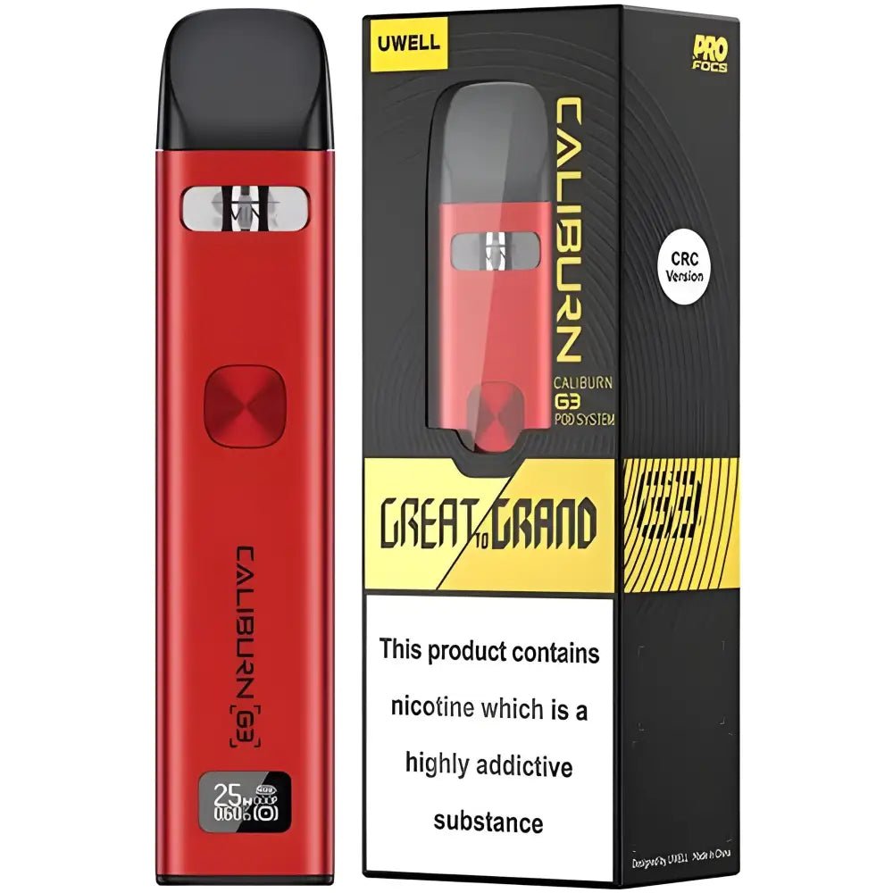 Uwell Caliburn G3 Pod System Kit India - vape billiorsonn