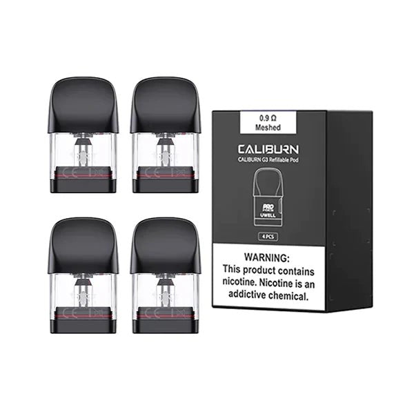 UWELL CALIBURN G3 REPLACEMENT PODS - Pack of 4 - vape billiorsonn