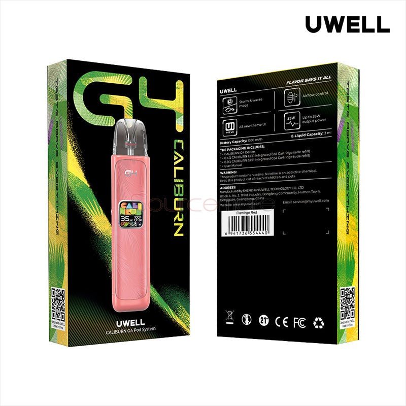 Uwell Caliburn G4 Pod System Kit India - vape billiorsonn