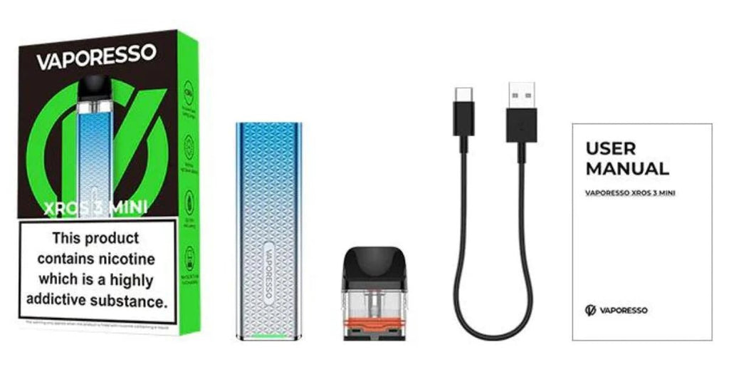 Vaporesso XROS 3 Mini Pod System Kit India - vape billiorsonn