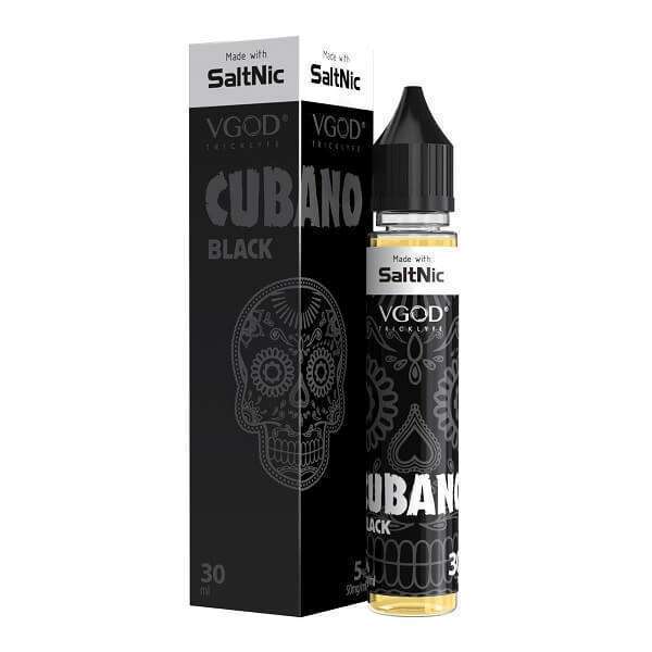 VGOD Cubano Black Nic Salt 30ml (25mg/50mg) India - vape billiorsonn
