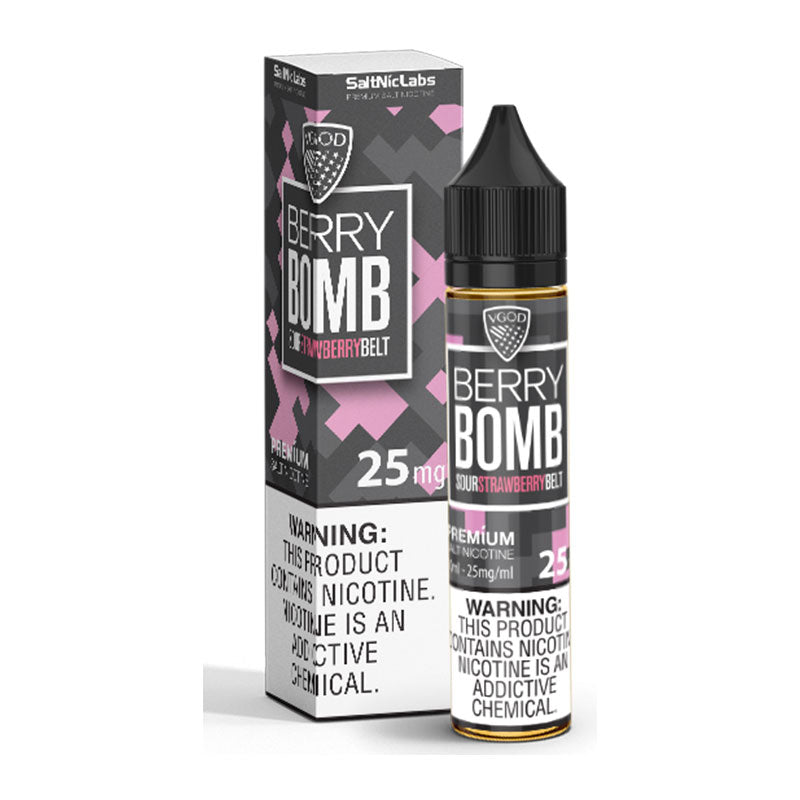 “VGOD Iced Berry Bomb Nic Salt E-Liquid – Fruity Berry with Icy Menthol Flavor at Vape Billiorsonn”