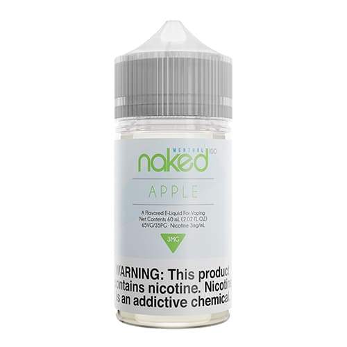 APPLE (APPLE COOLER) BY NAKED 100 MENTHOL 60ML - vape billiorsonn