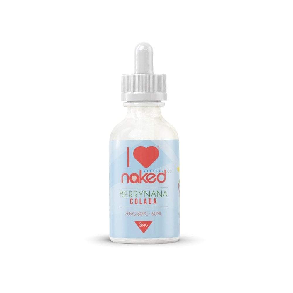Berrynana Colada - I Love Naked 100 Menthol | 60Ml Vape juice | 3MG - vape billiorsonn