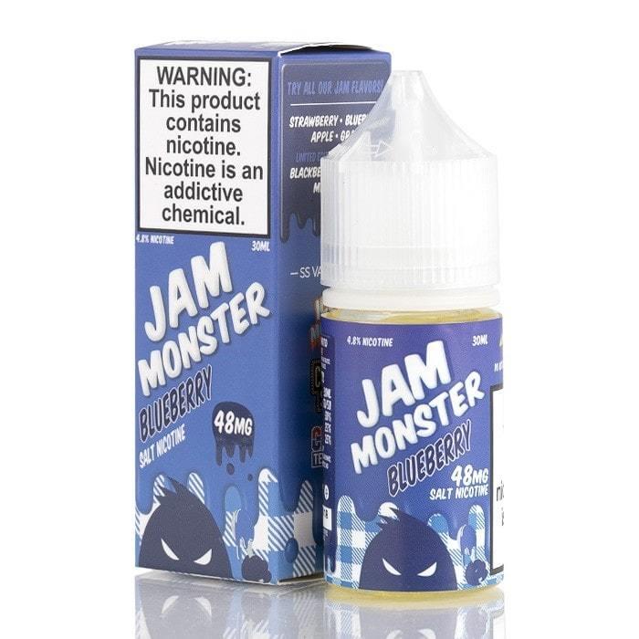 BLUEBERRY – JAM MONSTER SALTS E - LIQUID – 30ML (24mg, 48mg) - vape billiorsonn