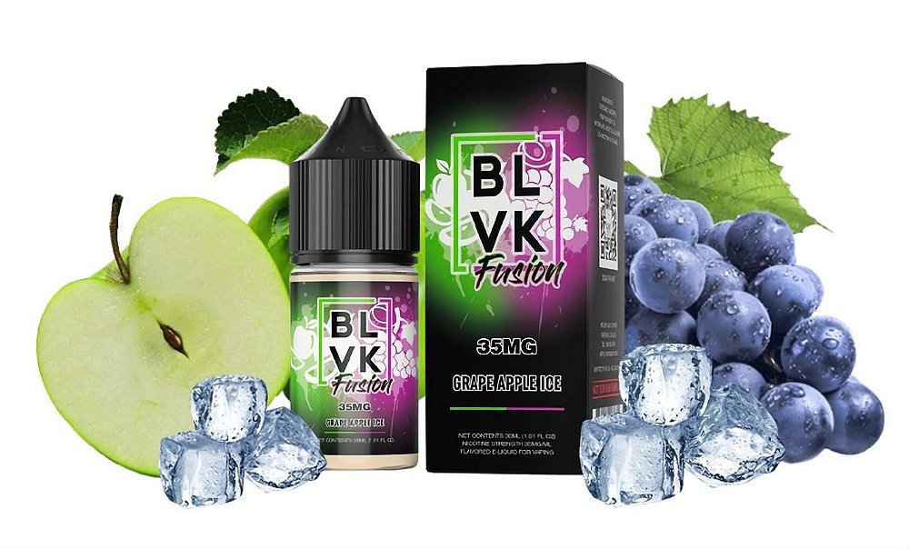 BLVK Fusion Salt - Grape Apple Ice - vape billiorsonn