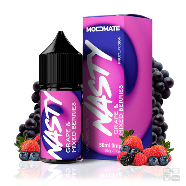 Grape & Mix Berries - Nasty Modmate Juice | 60ML Vape Juice | 0MG,3MG,6MG