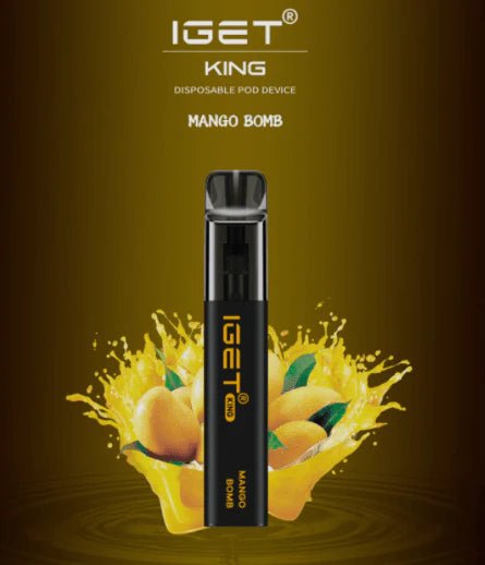 IGET King Vape - Mango Bomb (2600 Puffs) - vape billiorsonn