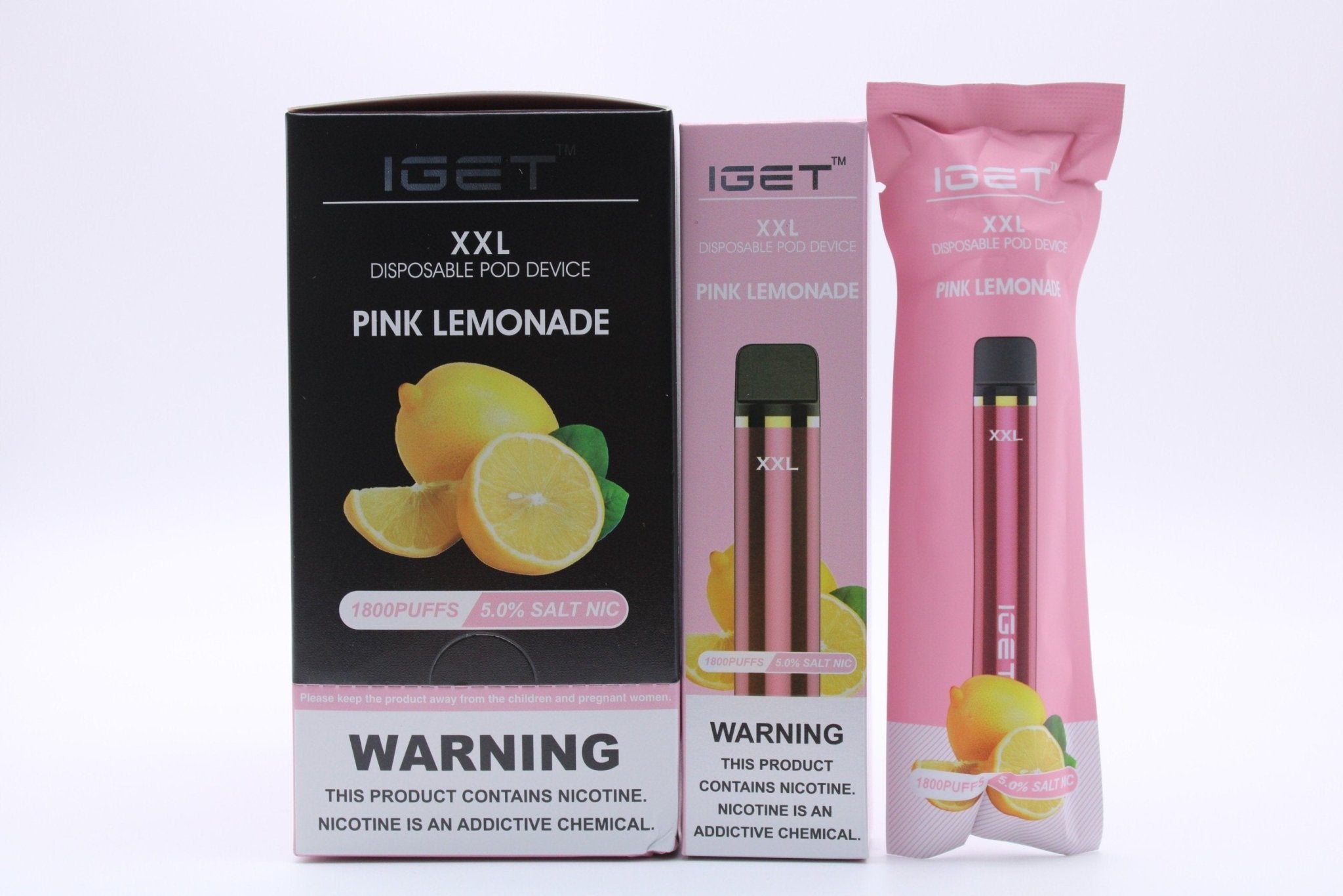 IGET XXL Disposable 1800 puffs 50MG, 5% - vape billiorsonn