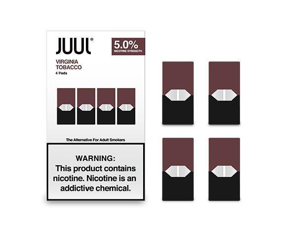 JUUL Pod Virginia Tobacco 4 Pod Pack 5% India - vape billiorsonn