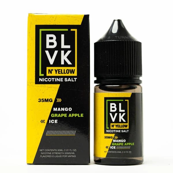 MANGO GRAPE APPLE ICE - BLVK N' YELLOW SALTS - 30ML - vape billiorsonn