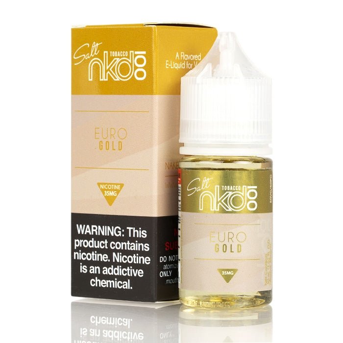 Naked 100 Salt – Euro Gold 30ml 50mg [INDIA] - vape billiorsonn