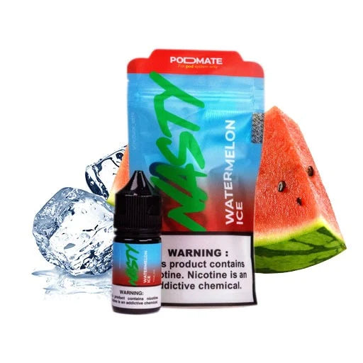 Watermelon Ice - Nasty Podmate Salt | 30ML Vape Juice | 35MG,50MG