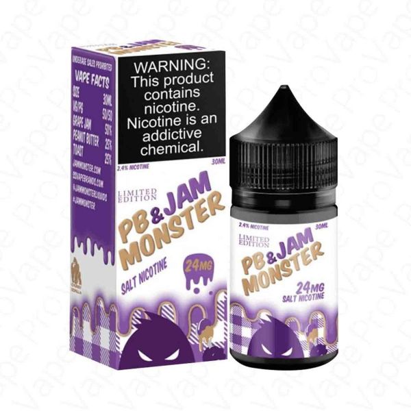 PB& JAM MONSTER NIC SALT [48MG, 24MG] - vape billiorsonn