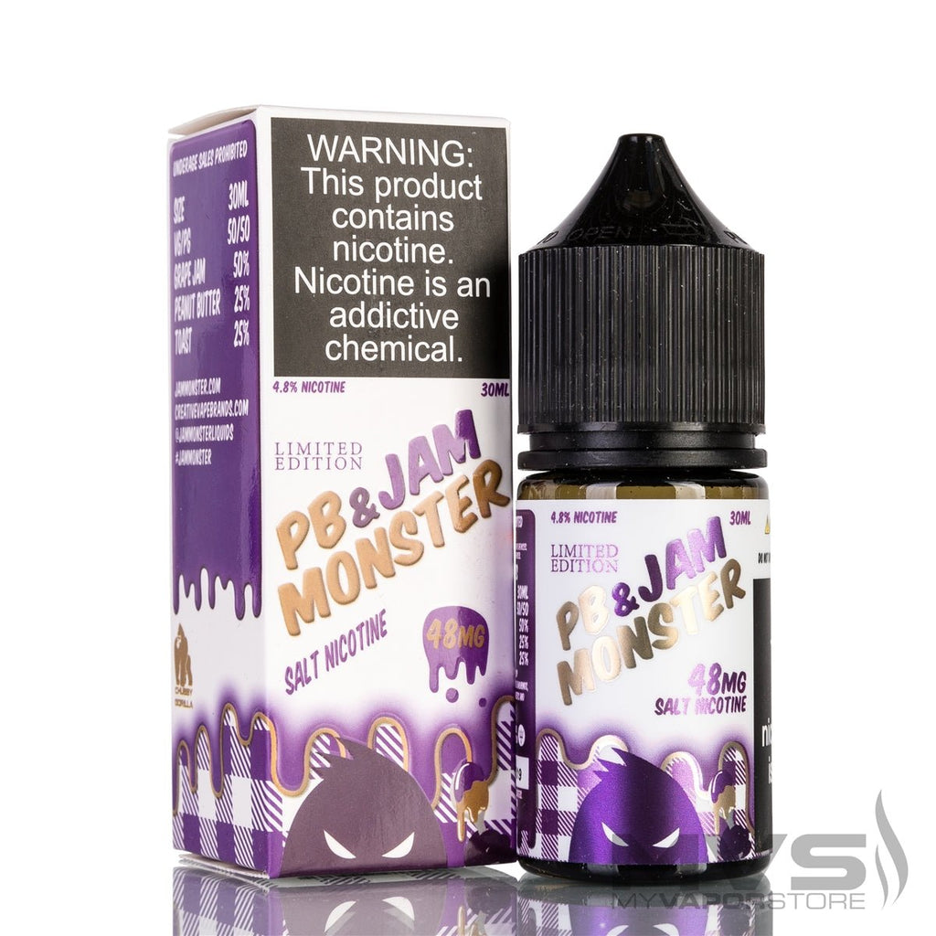 PB& JAM MONSTER NIC SALT [48MG, 24MG] - vape billiorsonn