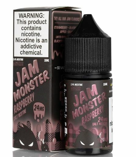RASPBERRY - JAM MONSTER NIC SALT [48MG, 24MG] - vape billiorsonn