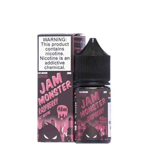 RASPBERRY - JAM MONSTER NIC SALT [48MG, 24MG] - vape billiorsonn