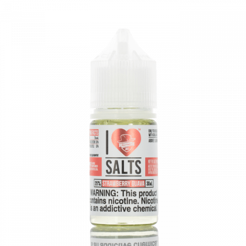 STRAWBERRY GUAVA 50mg - I LOVE SALTS - MAD HATTER JUICE - 30ML - vape billiorsonn
