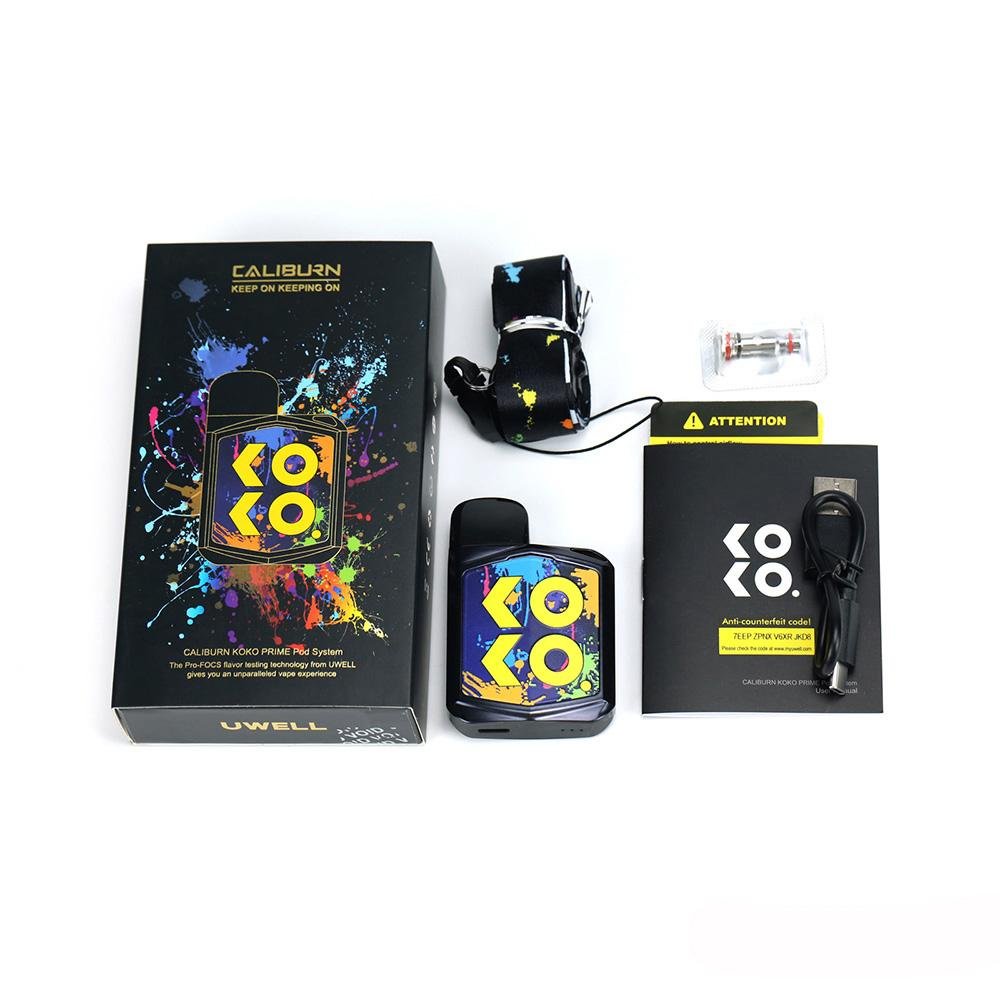 Uwell Caliburn KOKO Prime Pod System India vape billiorsonn Uwell Caliburn KOKO Prime Pod System India vape billiorsonn